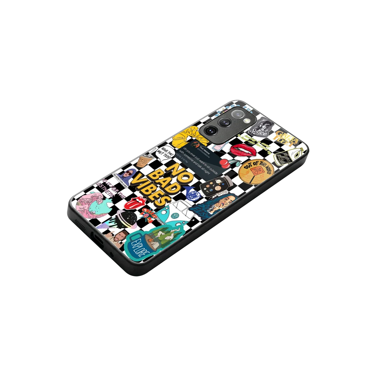 Mood Board stylish phone case for samsung galaxy s20 fe | glossy glass and slim fit