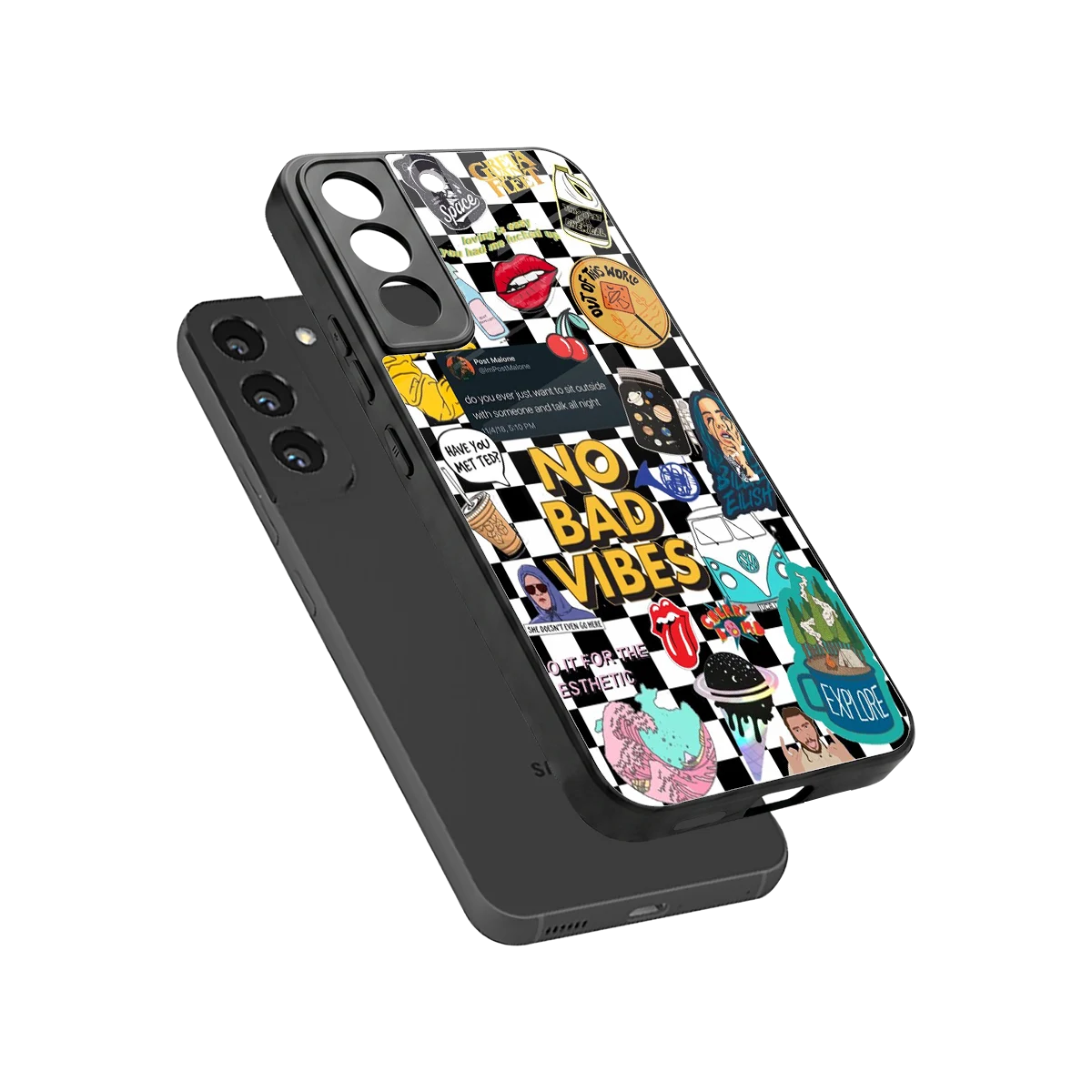 Mood Board sleek samsung galaxy s22 cover with tempered glass back and TPU edges
