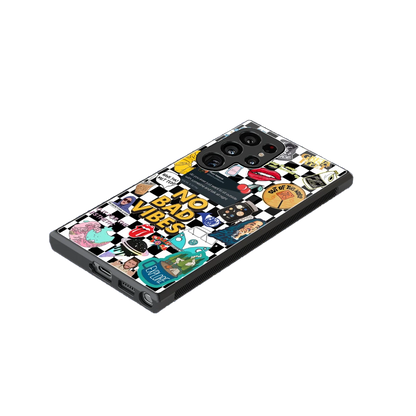 Mood Board stylish phone case for samsung galaxy s24 ultra | glossy glass and slim fit