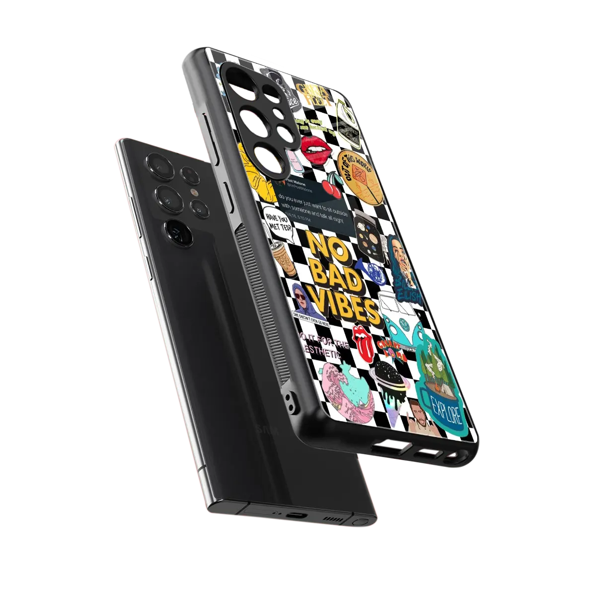 Mood Board sleek samsung galaxy s25 ultra cover with tempered glass back and TPU edges