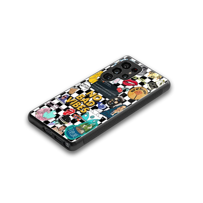 Mood Board stylish phone case for samsung galaxy s25 ultra | glossy glass and slim fit