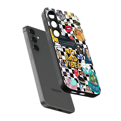 Mood Board sleek samsung galaxy s24 cover with tempered glass back and TPU edges