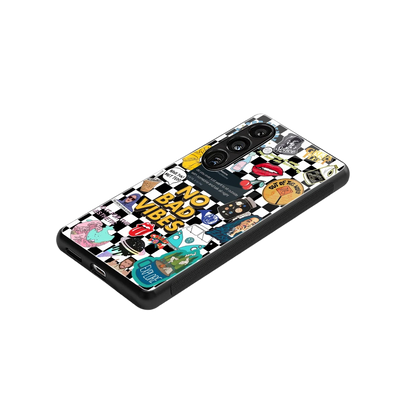 Mood Board stylish phone case for samsung galaxy s24 | glossy glass and slim fit