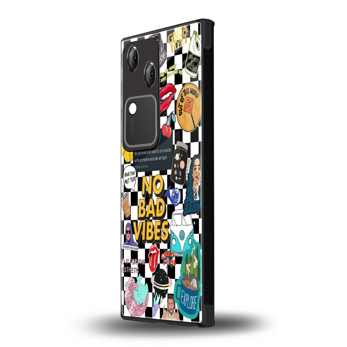 Mood Board vivo v30 mobile cover | shockproof glass phone case