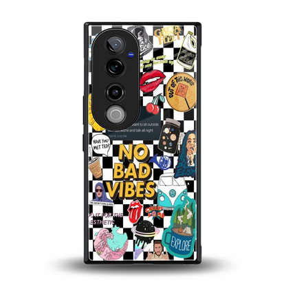 Mood Board back phone cover | glass case for vivo v40 pro
