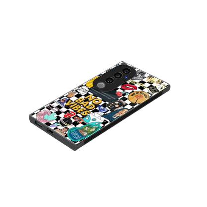 Mood Board stylish phone case for vivo v40 pro | glossy glass and slim fit