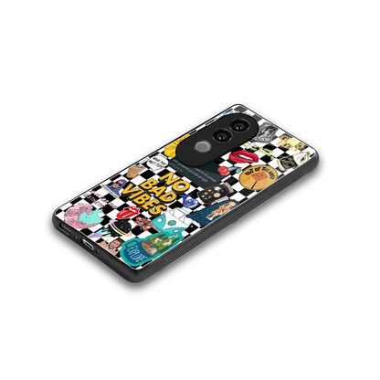 Mood Board stylish phone case for vivo v40e | glossy glass and slim fit