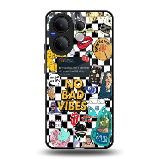 Mood Board back phone cover | glass case for vivo v60