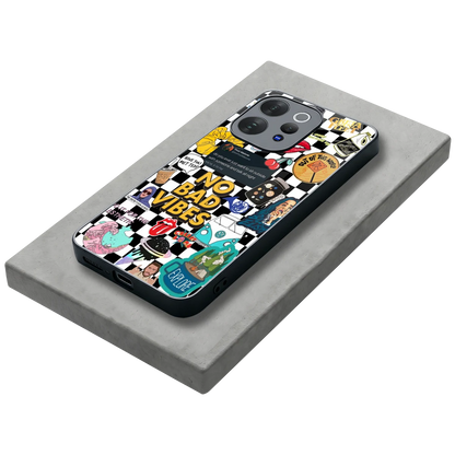 Mood Board stylish phone case for vivo v70 elite | glossy glass and slim fit