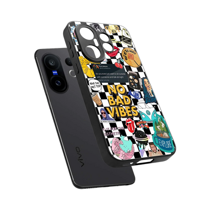 Mood Board sleek vivo x200 fe cover with tempered glass back and TPU edges