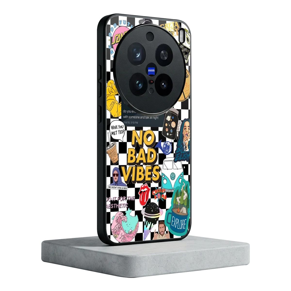 Mood Board vivo x200 pro mobile cover | shockproof glass phone case