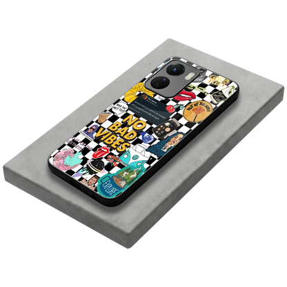 Mood Board stylish phone case for vivo y16 | glossy glass and slim fit