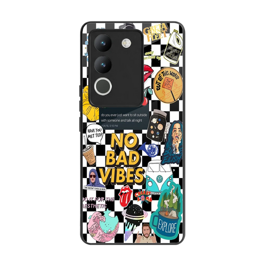 Mood Board back phone cover | glass case for vivo y200 5g