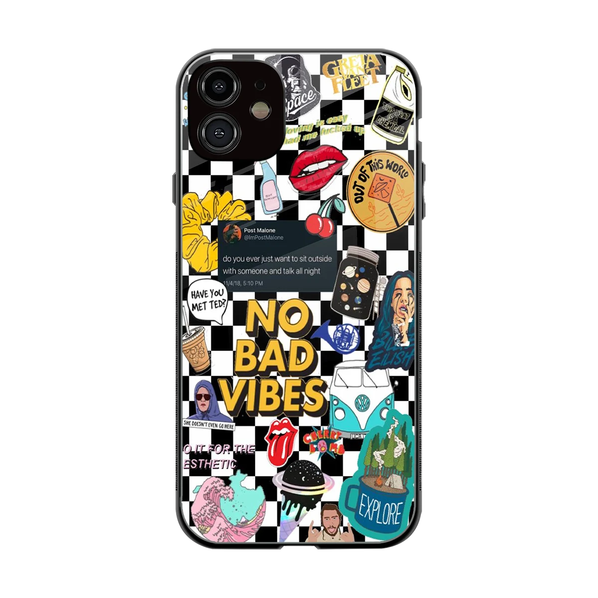 Mood Board back phone cover | glass case for iphone 12