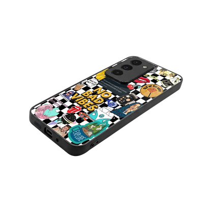 Mood Board stylish phone case for redmi 15 5g | glossy glass and slim fit