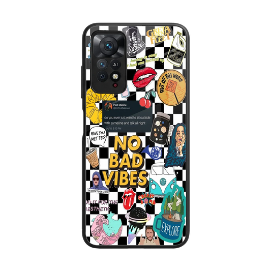 Mood Board back phone cover | glass case for redmi note 11 pro