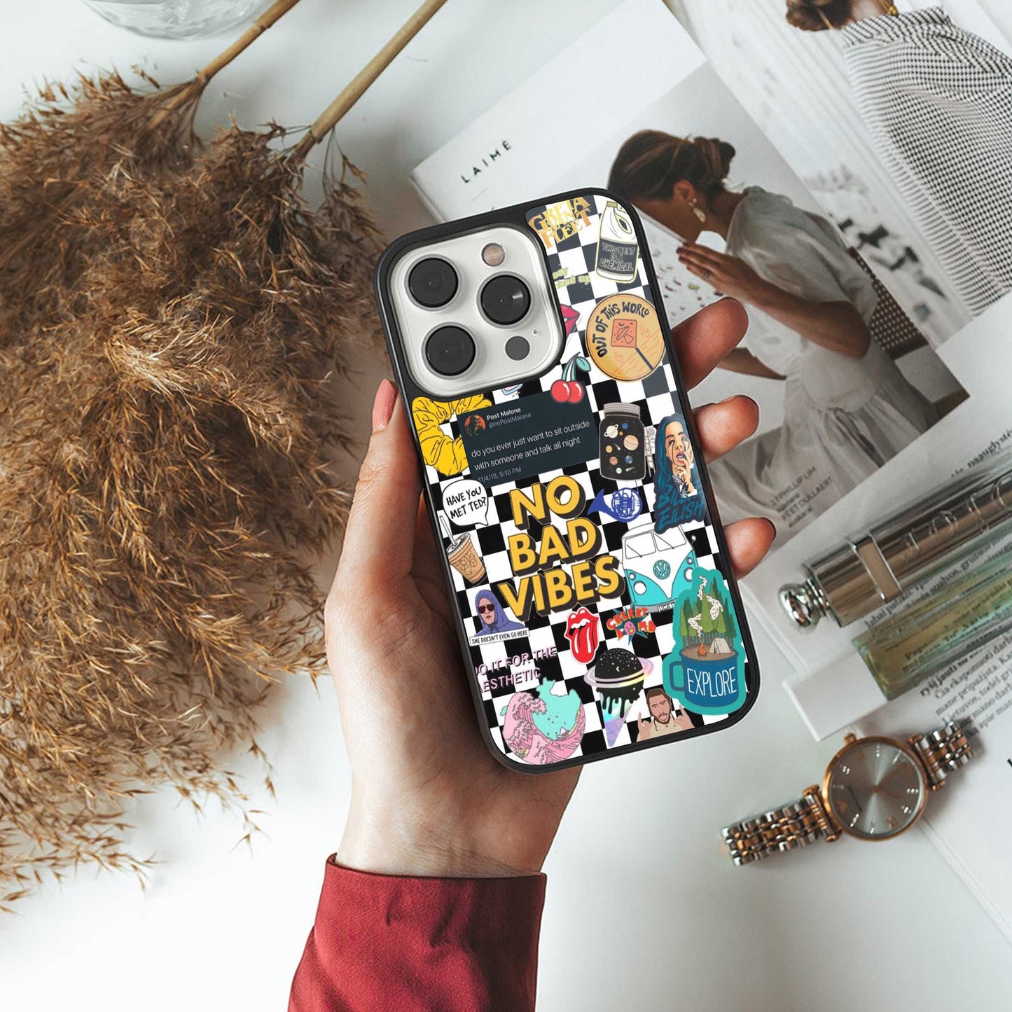 Mood Board Phone Case for Iphone 16 | Glass Case