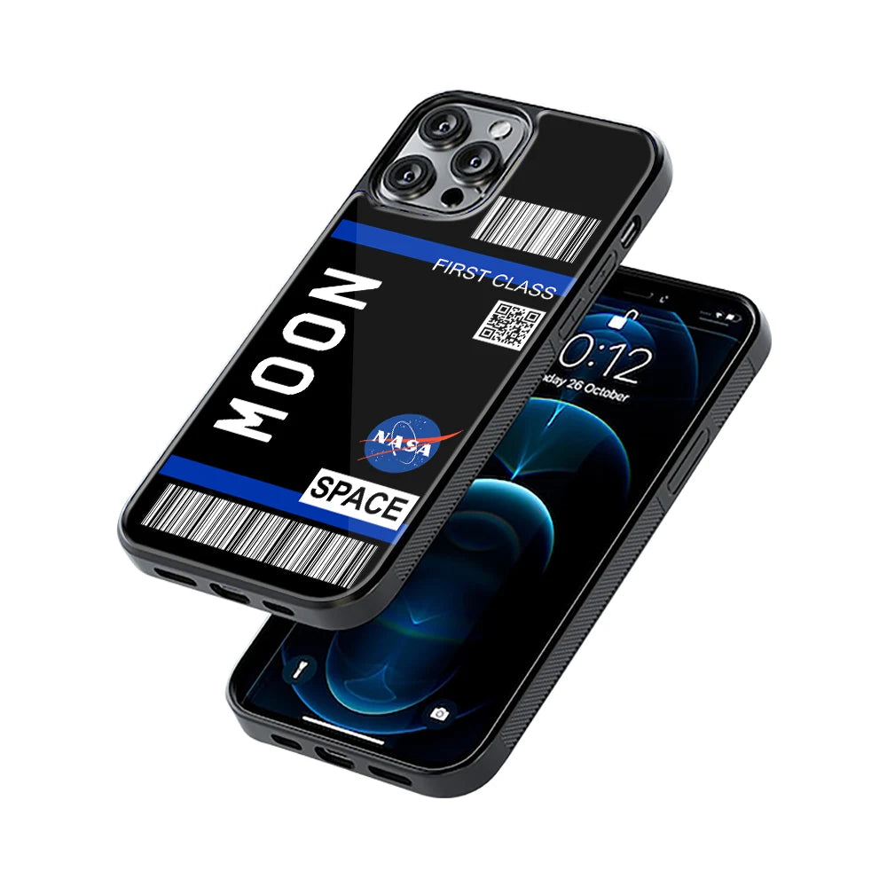 Protective Glass Back Phone Case Compatible with iPhone, Samsung, OnePlus, Pixel & More