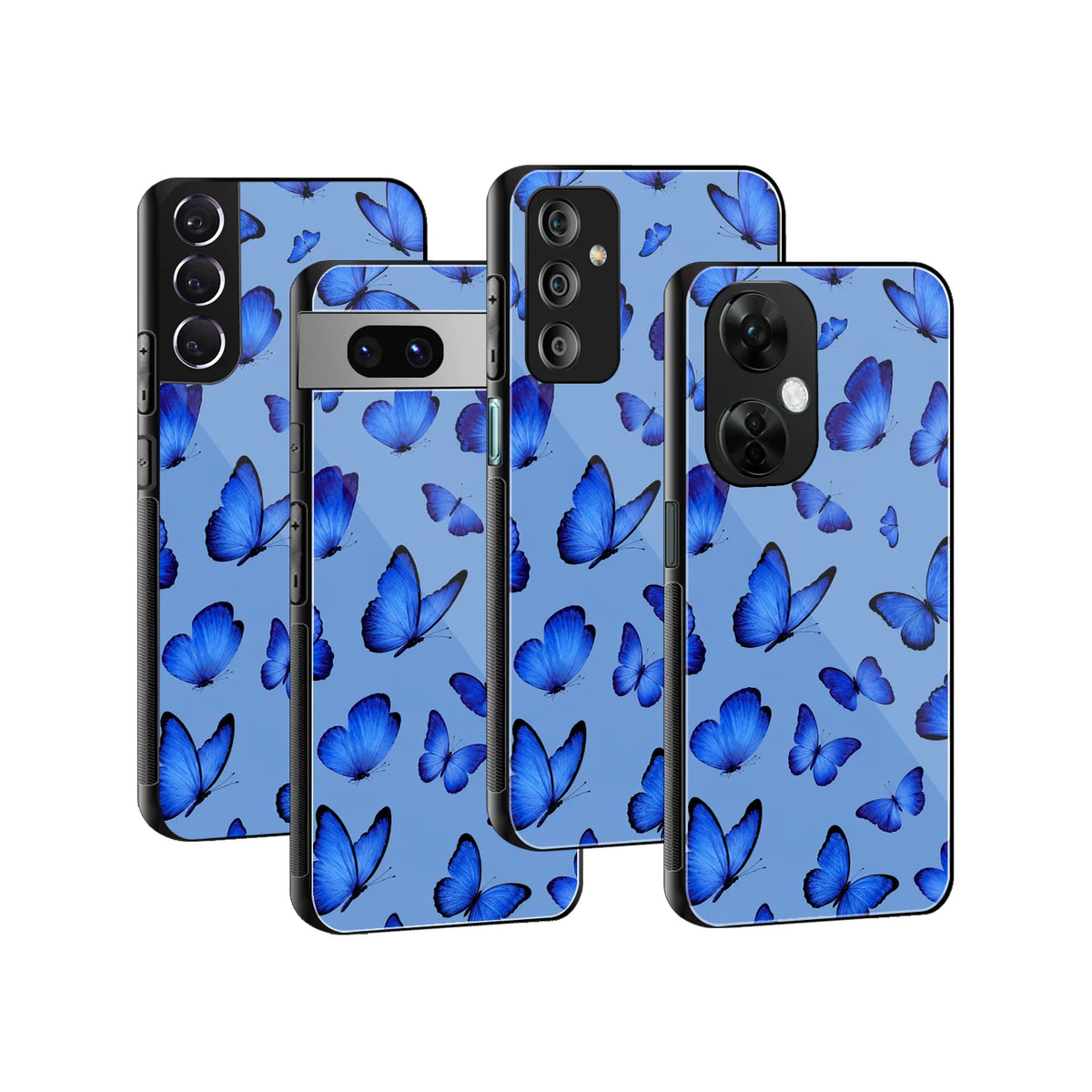 Stylish Glass Back Case for All Smartphones iPhone, Samsung, OnePlus, Pixel, Redmi, Oppo, Vivo, Motorola