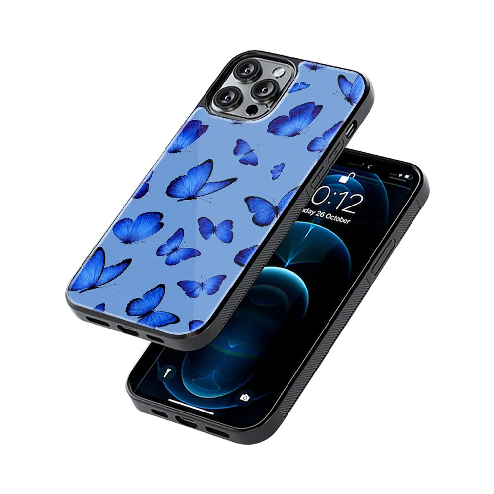 Protective Glass Back Phone Case Compatible with iPhone, Samsung, OnePlus, Pixel & More