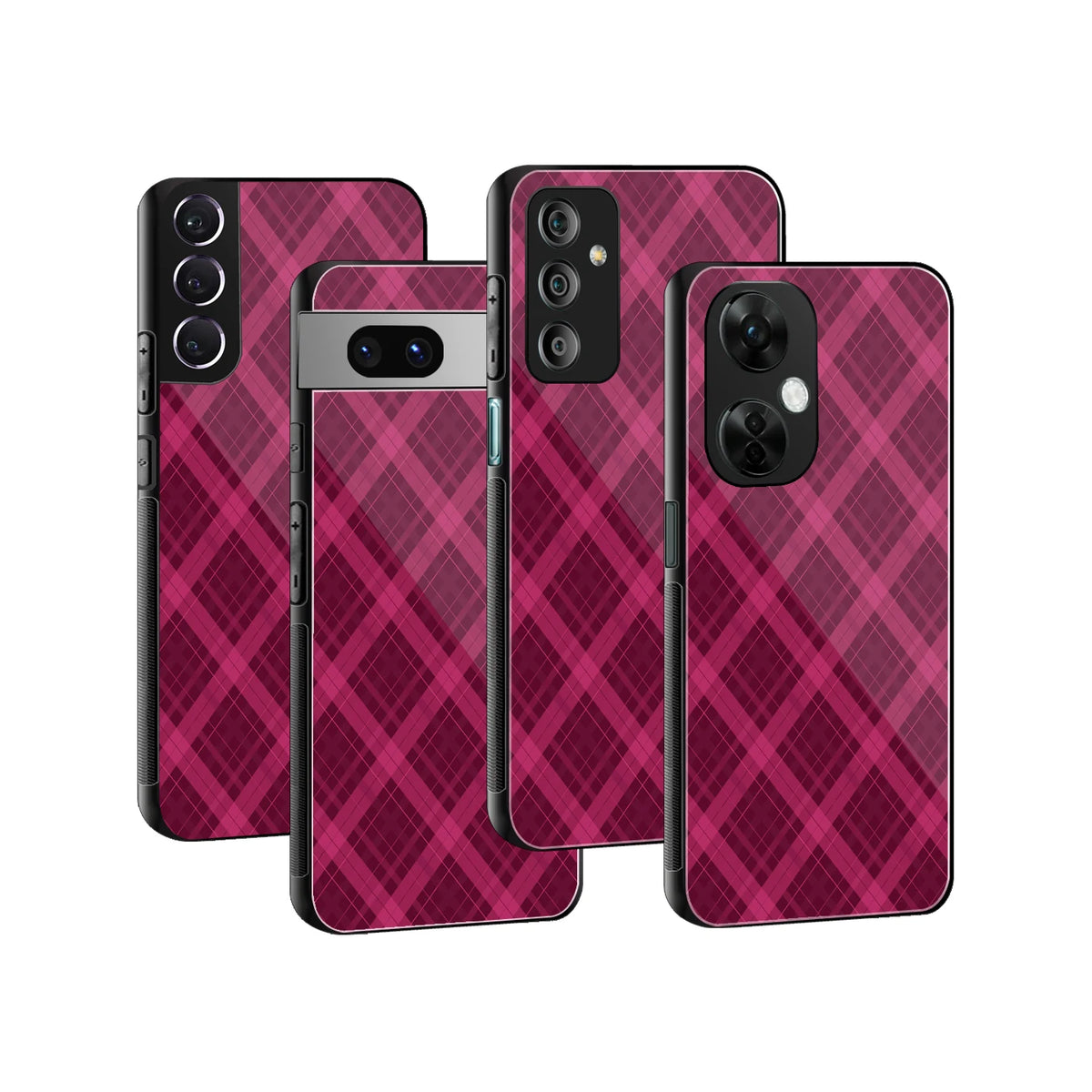 Stylish Glass Back Case for All Smartphones iPhone, Samsung, OnePlus, Pixel, Redmi, Oppo, Vivo, Motorola