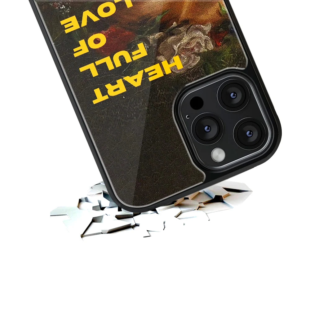 Durable Glass Back Mobile Case for iPhone, Samsung, OnePlus, Google Pixel, Redmi, Vivo, Oppo