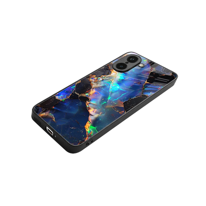 Mystic Marble stylish phone case for oneplus nord ce5 5g | glossy glass and slim fit