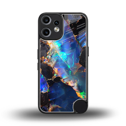 Mystic Marble back phone cover | glass case for cmf nothing phone 2 pro
