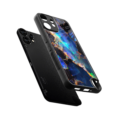 Mystic Marble sleek cmf nothing phone 2 pro cover with tempered glass back and TPU edges