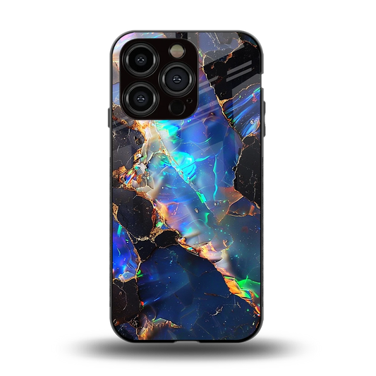 Mystic Marble back phone cover | glass case for iphone 13 pro