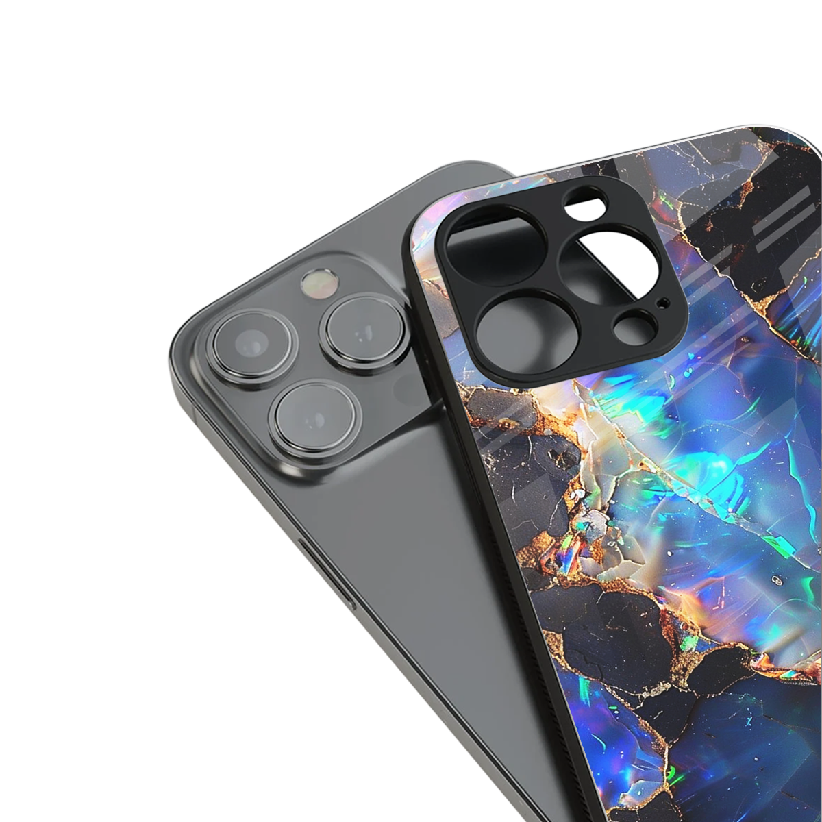 Mystic Marble Phone Case for Iphone 16 | Glass Case