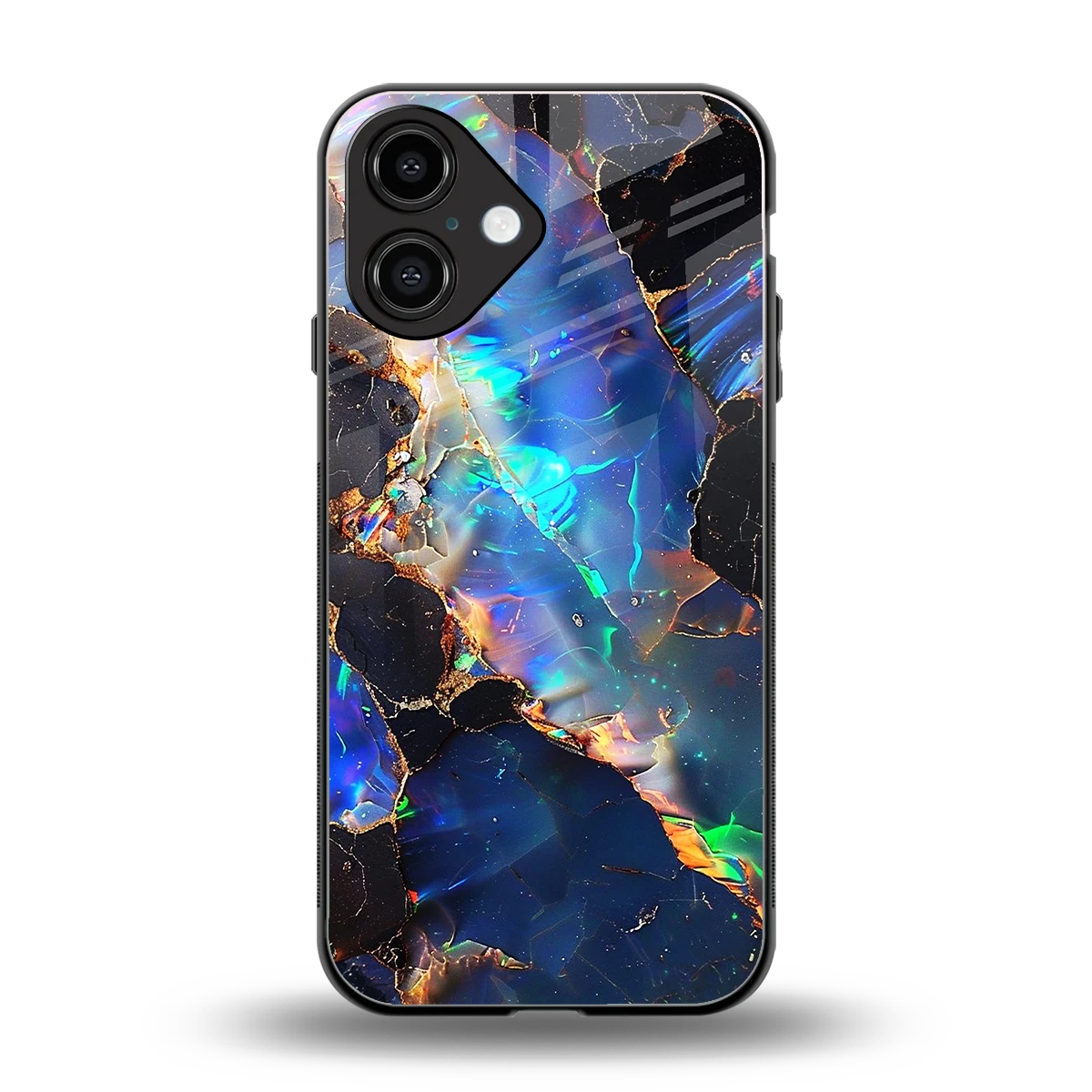 Mystic Marble back phone cover | glass case for iphone 16