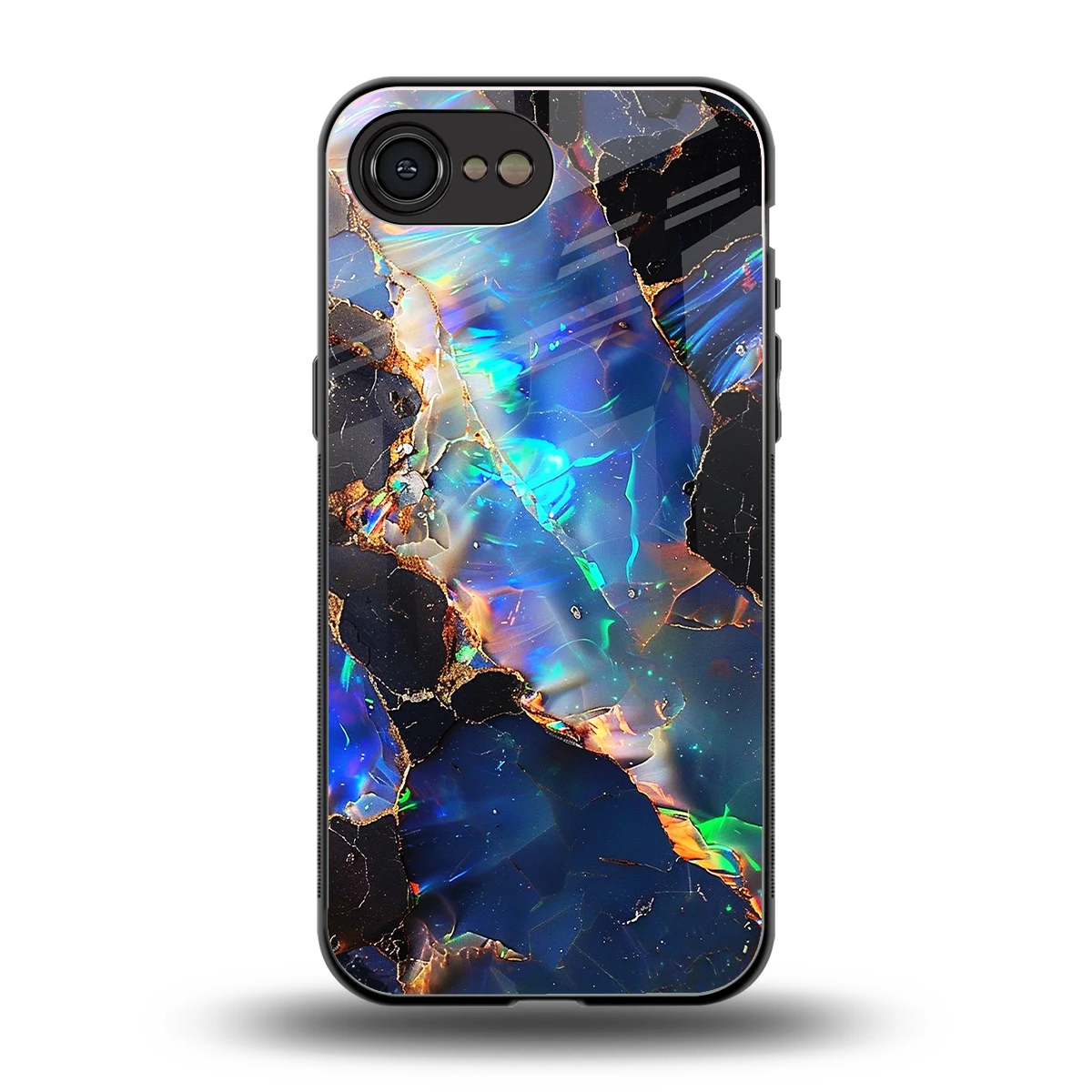Mystic Marble back phone cover | glass case for iphone 16e