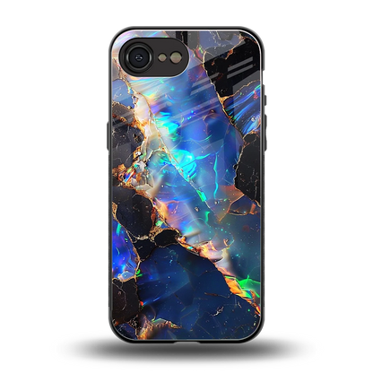 Mystic Marble back phone cover | glass case for iphone 16e