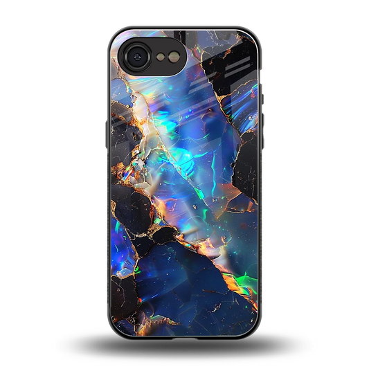 Mystic Marble back phone cover | glass case for iphone 16e
