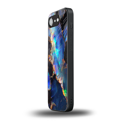 Mystic Marble iphone 16e mobile cover | shockproof glass phone case