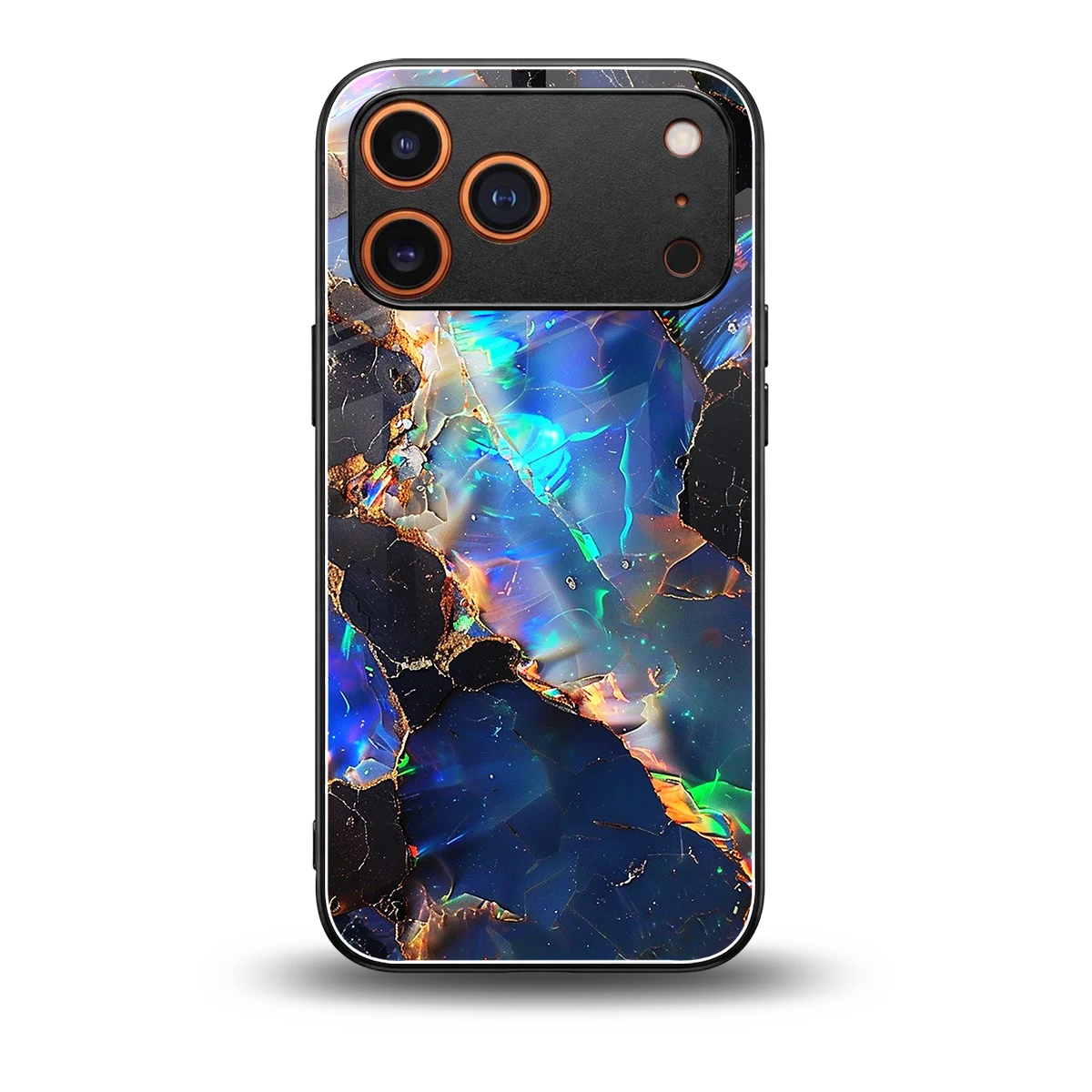 Mystic Marble back phone cover | glass case for iphone 17 pro