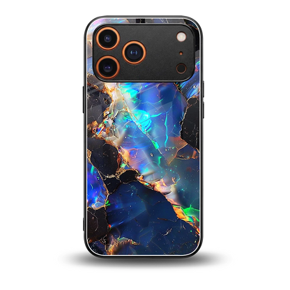 Mystic Marble back phone cover | glass case for iphone 17 pro