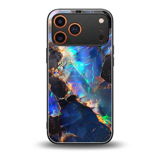 Mystic Marble back phone cover | glass case for iphone 17 pro max