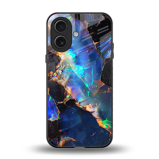Mystic Marble back phone cover | glass case for iphone 17