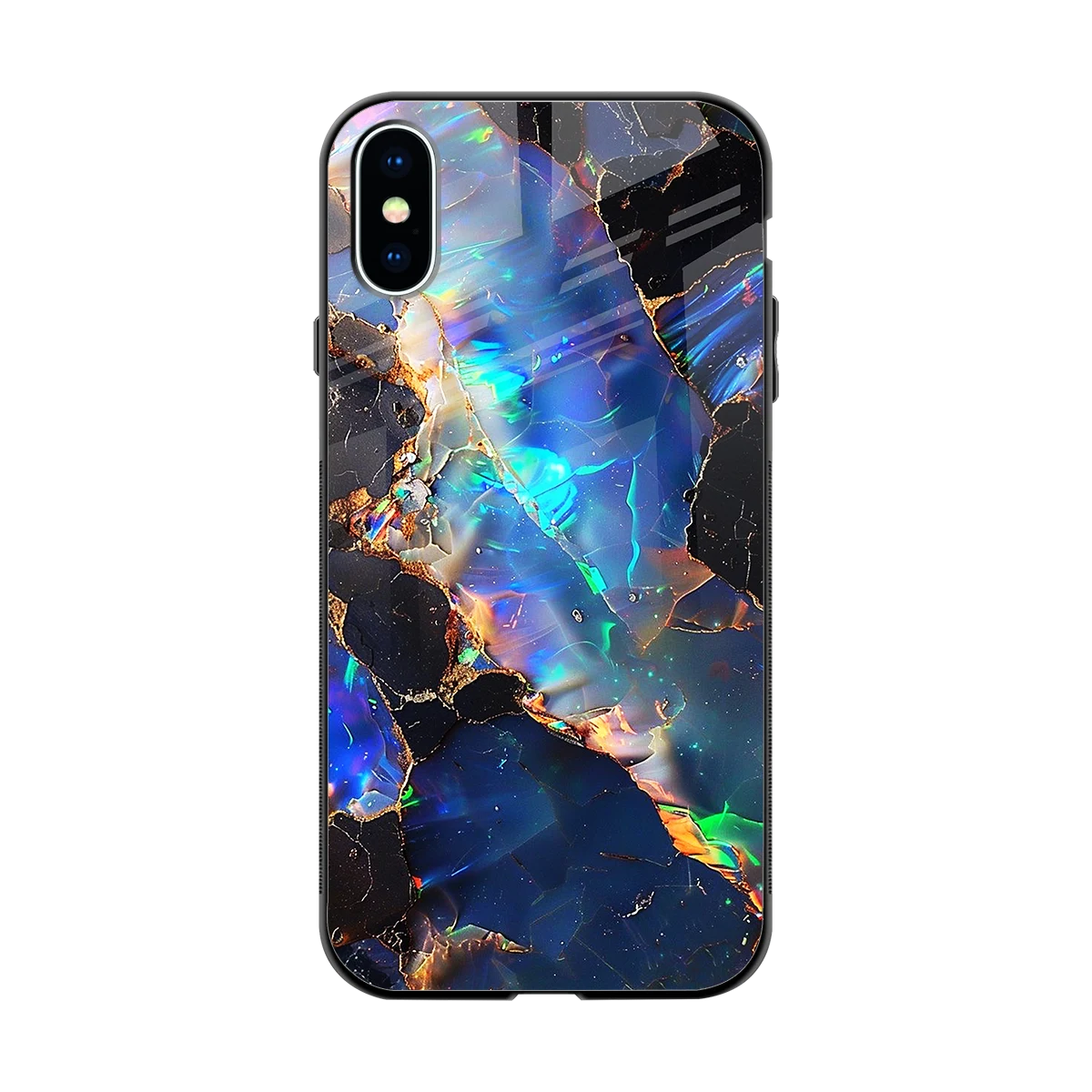 Mystic Marble back phone cover | glass case for iphone x