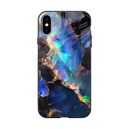 Mystic Marble back phone cover | glass case for iphone x