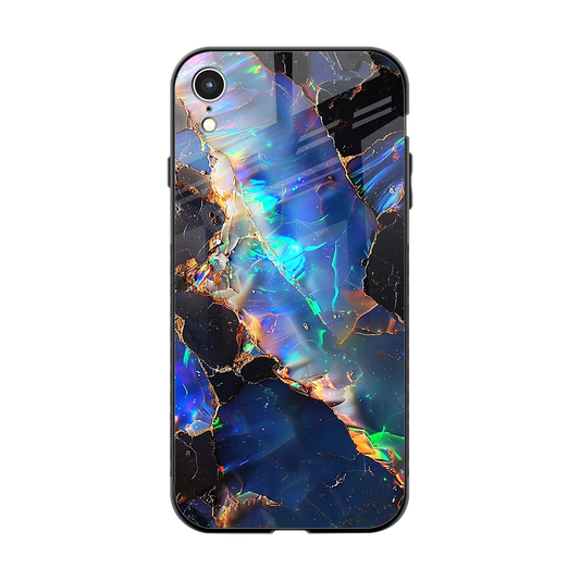 Mystic Marble back phone cover | glass case for iphone xr