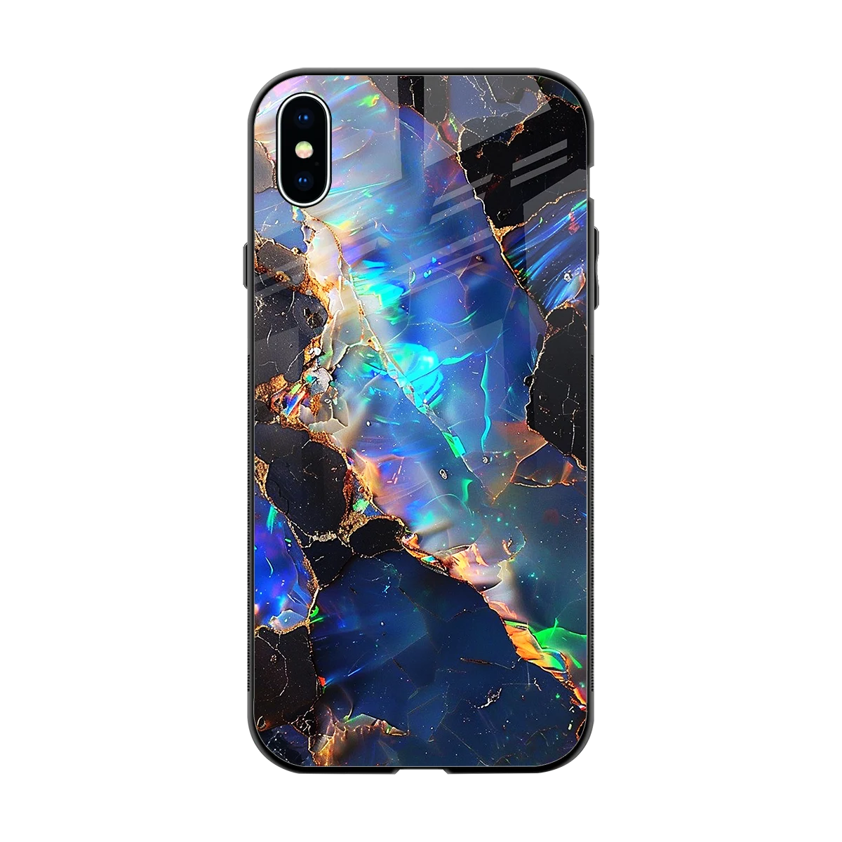 Mystic Marble back phone cover | glass case for iphone xs max