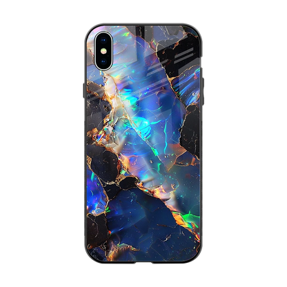 Mystic Marble back phone cover | glass case for iphone xs max