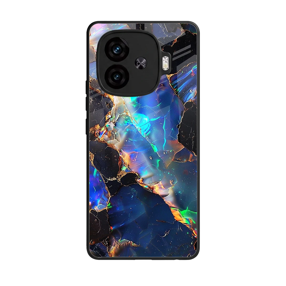 Mystic Marble back phone cover | glass case for iqoo neo 10r 5g