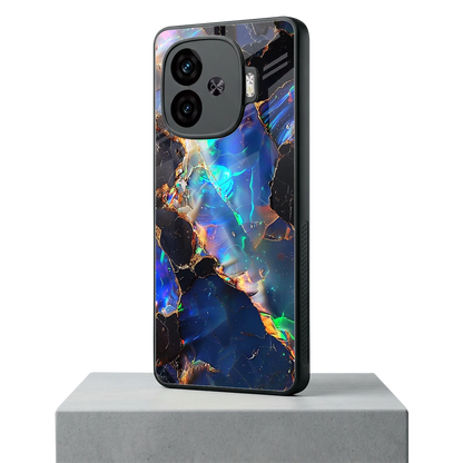 Mystic Marble iqoo neo 10r 5g mobile cover | shockproof glass phone case