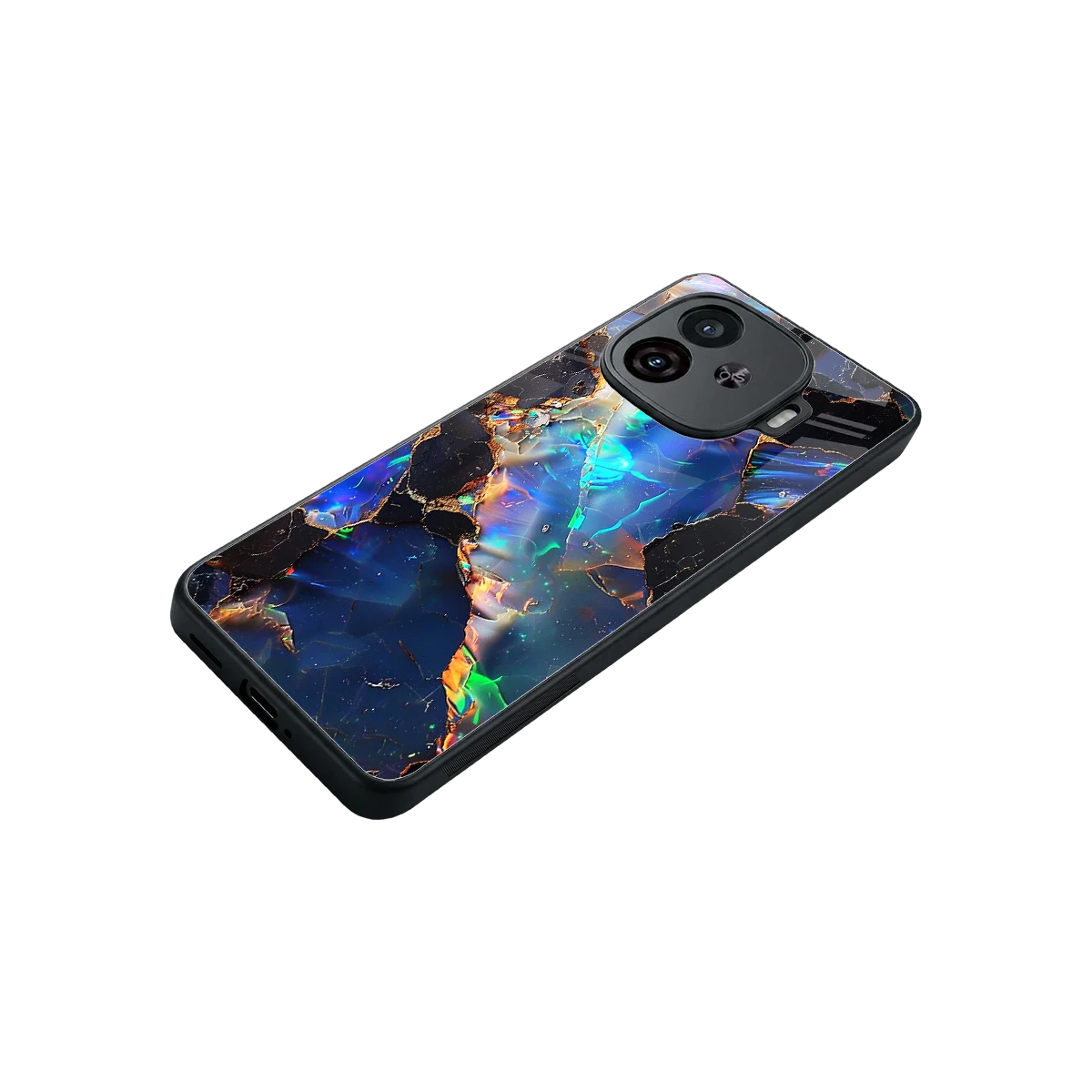 Mystic Marble stylish phone case for iqoo neo 10r 5g | glossy glass and slim fit