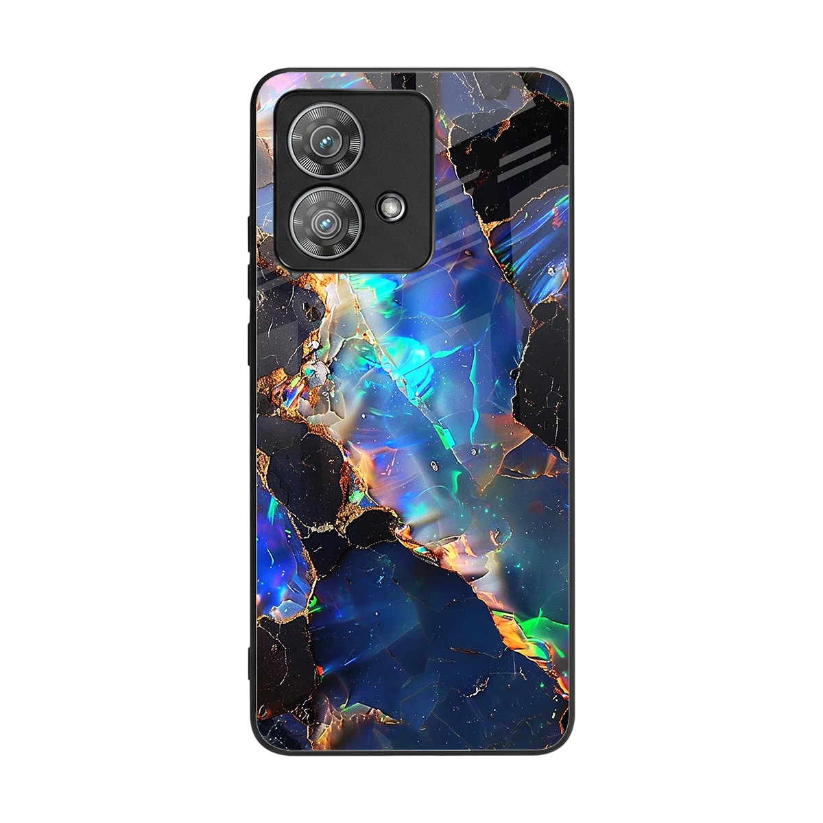 Mystic Marble back phone cover | glass case for motorola edge 40 neo 5g