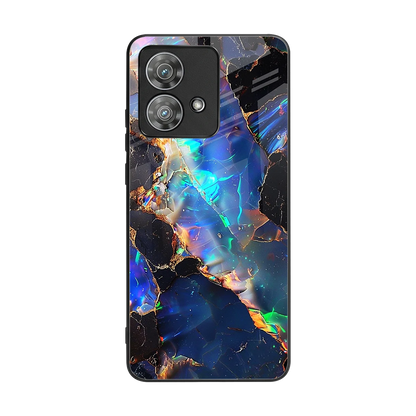 Mystic Marble back phone cover | glass case for motorola edge 40 neo 5g
